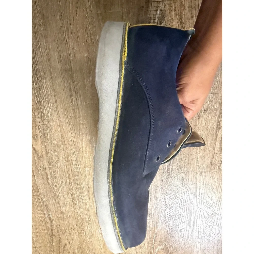 Samuel Hubbard Hubbard Free Navy Blue Nubuck Leather Walking Shoes Mens 10W